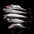thumbnail image 2 of 10pcs Premium Silvery Anodized Fishing Lures - High-Performance Baits for Catching More Fish in Both Freshwater and Saltwater - Durable and Attractive Designs for Versatile Angling Adventures, 2 of 7