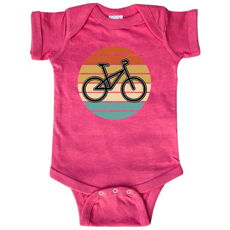

Inktastic Bicycle Vintage Cyclist Sunset Gift Baby Boy or Baby Girl Bodysuit
