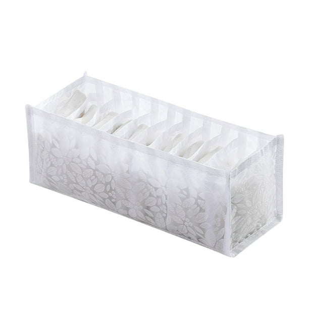 Organizador de ropa interior con compartimentos para sujetadores y braguitas