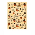 thumbnail image 2 of Halloween Throw Blanket, Vintage Halloween, Vintage Halloween Decor, Halloween Pumpkin Decorations, Halloween Ghost Decorations, Soft Plush 39X30 Inch Throw Blanket with Web, Bat,, 2 of 6
