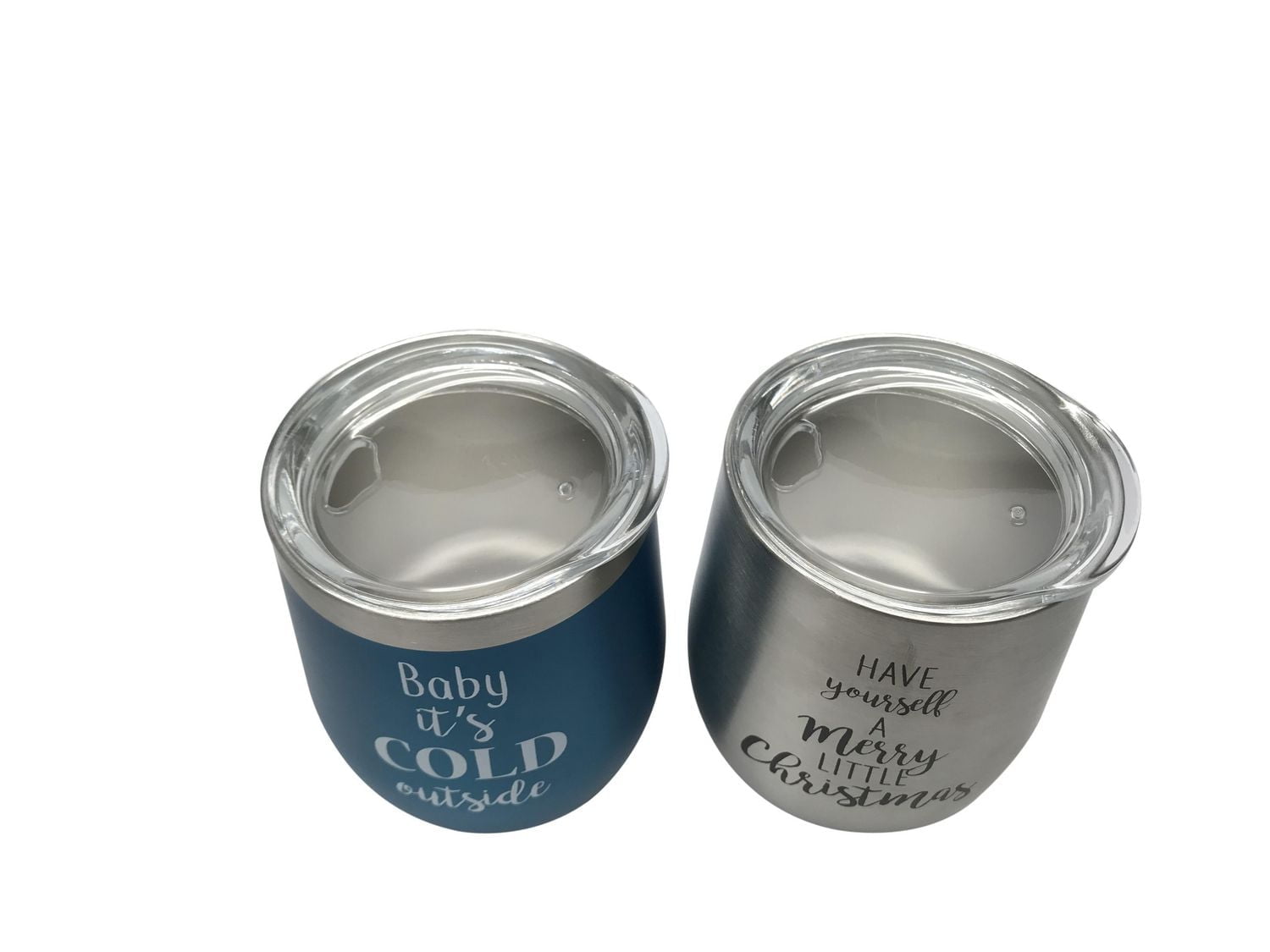 Holiday Time Paquet de 2 gobelet à double paroi