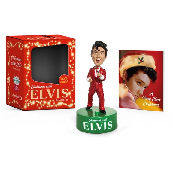 Rp Minis Christmas with Elvis Bobblehead: With Music!, (Paperback)