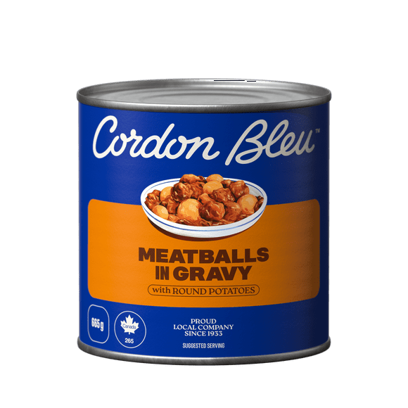 Cordon Bleu Meatballs in Gravy with Round Potatoes, 665 g