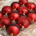 thumbnail image 5 of Christmas Ornaments Christmas Decoration Santa Claus Decoration Colorful Ball Tree Pendant 12 Sets Of Christmas Decoration Balls, 5 of 6
