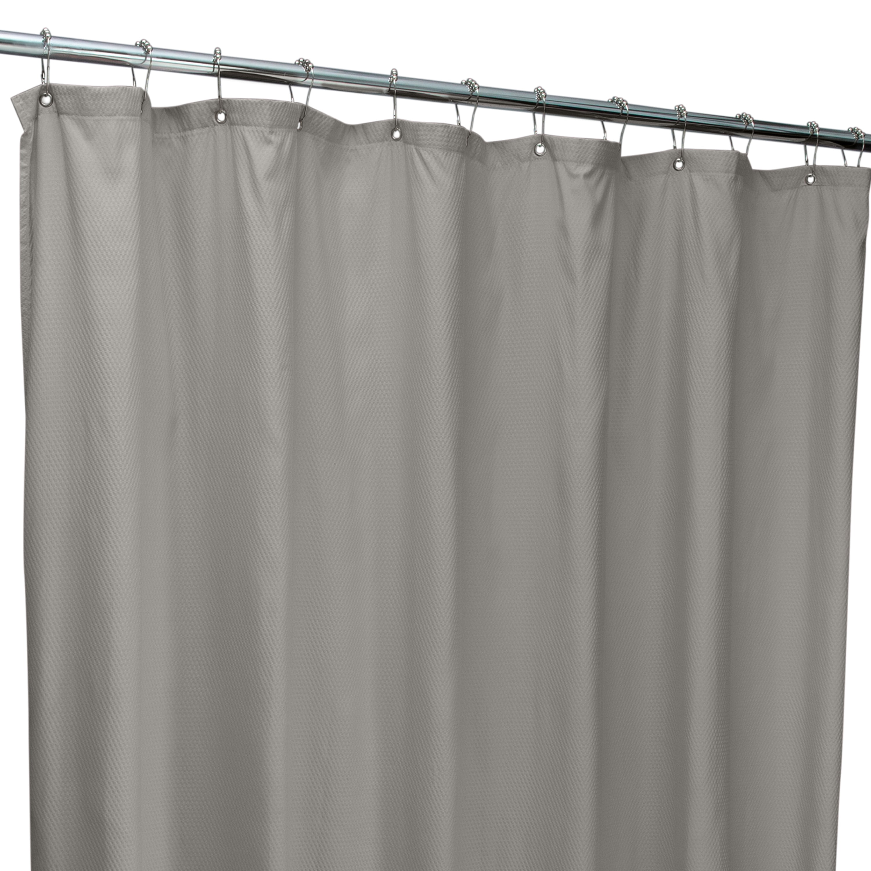 Bath Bliss Microfiber Soft Touch Shower, Microfiber Shower Curtain Liner