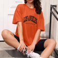 thumbnail image 3 of TYGHBN Women's Oversized T Shirts V Neck Striped Tees Summer Half Sleeve Casual Comfy Cozy Tunic Tops Plus Size Ladies Tee Tops Women S Long Sleeve Shirts Women's Plain T Shirt Was Out Long Sleeve, 3 of 8