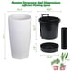 thumbnail image 5 of Yeshouse Juego de 2 macetas altas de 76 cm con autorriego, con monitor de nivel de agua y cubo interior extraíble para plantas de interior y exterior, patio y balcón, 5 of 5