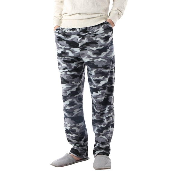 Ma Croix Mens Premium Pajama Pants American Pattern Knit Fleece Lounge PJ Bottom with Pockets