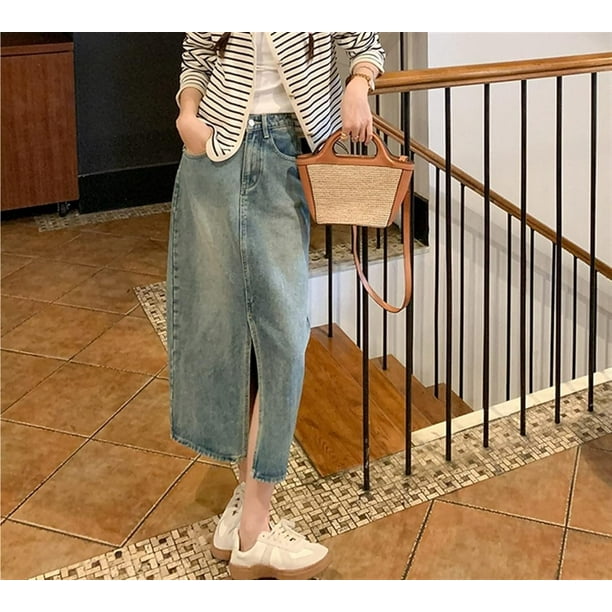Jupe denim en ligne sale