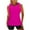 Hot Pink, variant on VBVC Swimsuits for Women Two Piece Bathing Suits High Neck Tankini Tops with Bikini Bottom