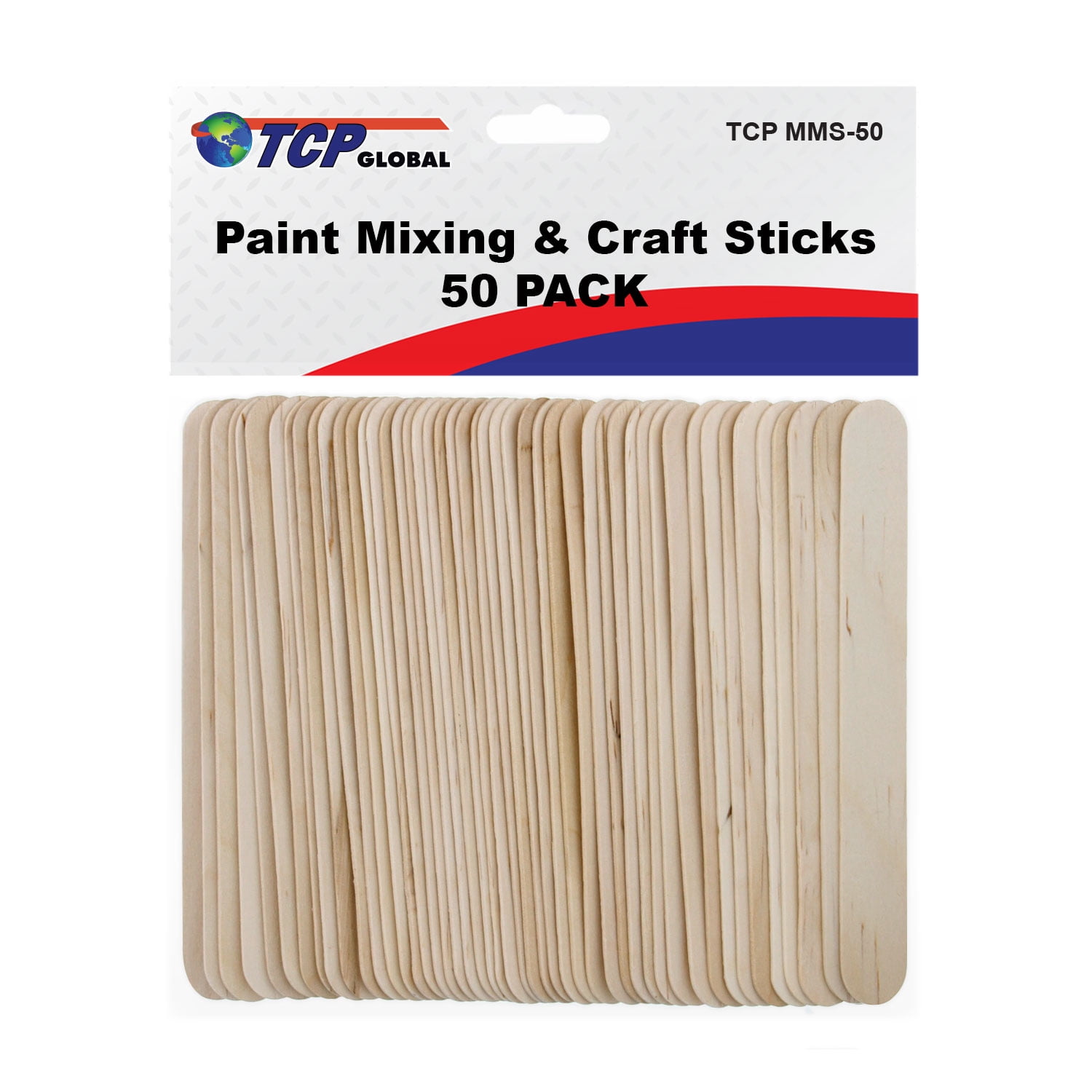 TCP Global Small Batch Paint Mix Sticks, 50 Per Box