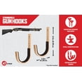 thumbnail image 3 of Allen Company Stronghold Steel Hooks, 2-Hooks Per Pack, Brass/Gold, 3 of 9