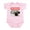 Petal Pink, variant on CafePress - Protected By Pug Infant Bodysuit - Baby Light Bodysuit, Size Newborn - 24 Months