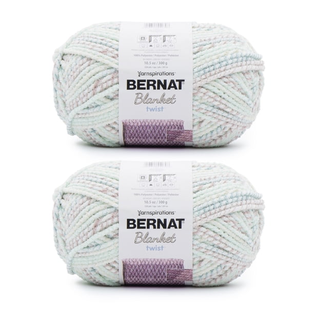 Bernat Deken Brights Royal Blue Garen - 2 Pack van 300g/10.5oz - Polyester - 6 Super volumineus - 220 Yards - Breien/haken Bernat Deken Brights Royal Blue Garen - 2 Pack van 300g/10.5oz - Polyester - 6 Super volumineus - 220 Yards - Breien/haken
