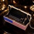 thumbnail image 5 of Qjidjing Independence Day Crossbody Bag, Full Rhinestone Small Size, Handbag, for Evening Party, Formal Event, Daily Outing 4th of July, 5 of 6
