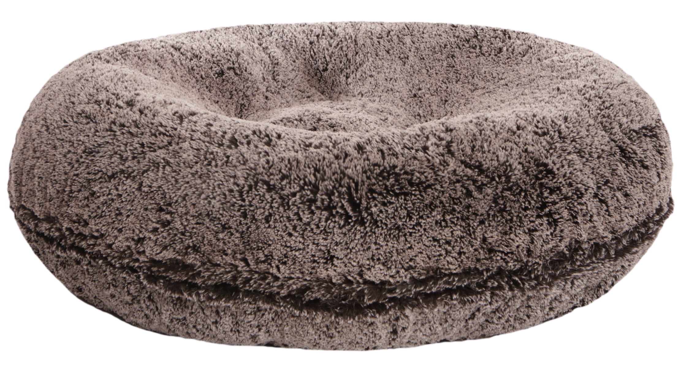Bessie and Barnie Signature Frosted Willow Luxury Shag Extra Plush Faux Fur Bagel Pet/ Dog Bed