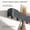 Wavy Black, variant on Wall Mounted Coat Rack with Shelf, Entryway Organizer with Hidden Hooks – Key Holder & Hanging Shelf for Hats, Bags & Coats
