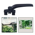 thumbnail image 4 of deevoka 2xWindow Handles Casement Locking Handle Fittings for Doors Black Right, 4 of 9