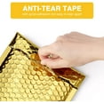thumbnail image 3 of ProLine® Metallic Gold Poly Bubble Padded Shipping Mailers Envelopes 10.5" x 16" (100 Mailers), 3 of 5