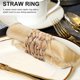thumbnail image 5 of 8Pcs Country Style Water Woven Napkin Ring, Hand-Woven Straw Napkin Ring, Farmhouse Natural Napkin, 5 of 5