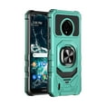 thumbnail image 2 of Compatible Case for Nokia C200 Case with Tempered Glass Screen Protector [Military Grade] Ring Car Mount Kickstand Shockproof Hard Phone Case - Teal, 2 of 7
