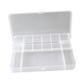 thumbnail image 3 of Caja de señoría de pesca Baja de señora Multifuncional con divisores Cebos de almacenamiento de organizador de equipos de pescadores para regalos al Claro, 3 of 8