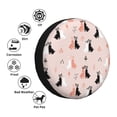 thumbnail image 4 of Rateoe White And Black Rabbit Pattern Tire Cover Wheel Protectors Weatherproof Wheel Covers Universal Fit for Trailer Rv SUV Truck Camper Travel Trailers Accessories-, 4 of 6