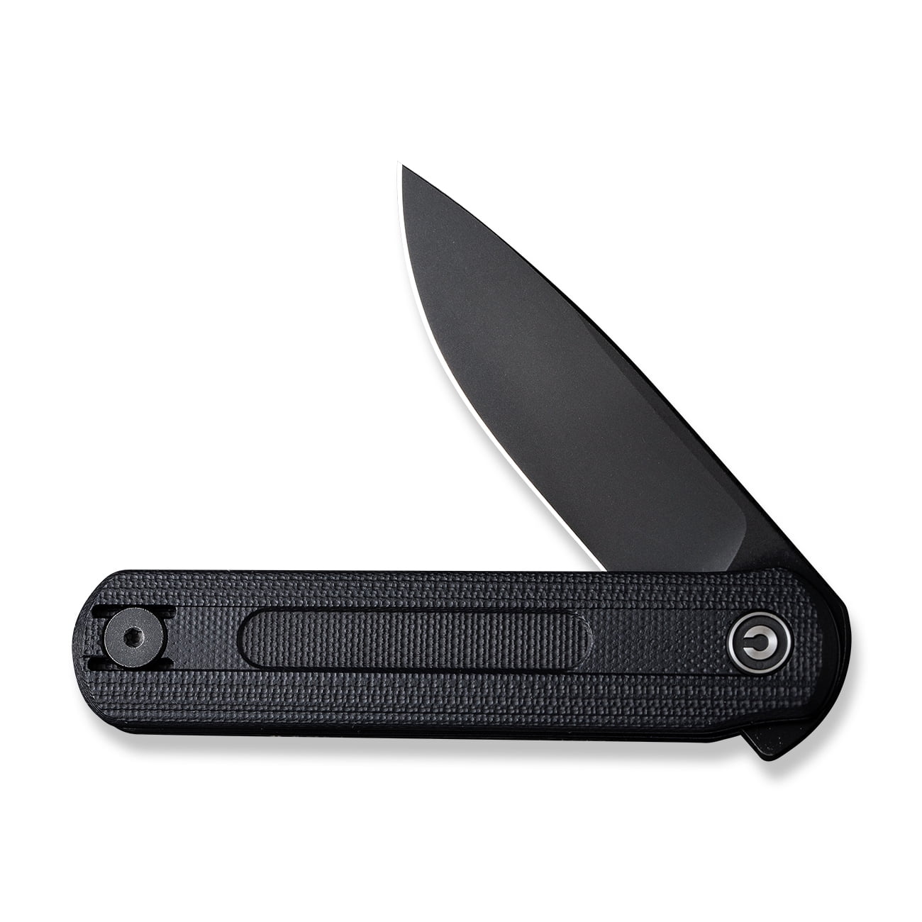 CIVIVI Foldis Pocket Folding Knife, 2.67-in Black Stonewashed Nitro-V Steel Blade, G10 Handle with Double Detent Slip Joint Pocket Knife C21044-3