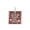 Eat, variant on 1 Pack - Believe Tempered Glass Christmas Ornament - 3 Inch Square
