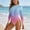Sky Blue, variant on Long Sleeve Swimsuits for Women Bathing Suit Rash Guard Modest Surf Gradient One Piece Zip Swimwear