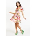 thumbnail image 1 of Vestido de olanes sin espalda Roman Fashion /Juvenil, 51873 (Rosa) rosa M, 1 of 6