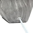 thumbnail image 3 of Mini lampe de table Prism ronde avec abat-jour en tissu blanc Simple Designs, 3 of 9