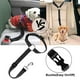 thumbnail image 3 of 2 Pack Universal Perro Reposacabezas Mascota Cinturón de Seguridad Ajustable Durable Dog Car Arneses Restraint con mosquetón, negro Sincero Hogar, 3 of 6
