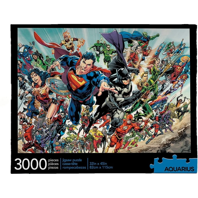DC Comics Cast 3000 Piece Jigsaw Puzzle Aquarius AQUARIUS