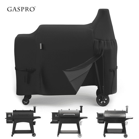 GASPRO Grill Cover for Pit Boss Austin XL, 600D Heavy-Duty Pellet Smoker Cover with Waterproof PVC Coating, Tear & Weather Resistant, UV Resistant, Fits Pit Boss 1000 Series & Z Grills 1000 Series