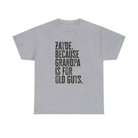 22Gifts Zayde New Grandpa Fathers Day Grandfather Shirt, Gifts, Tshirt, Tee