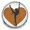 Brown, variant on Choose Color | Dancer Heart Snap Jewelry Ginger Charm Button Fits Custom Necklaces, Bracelets