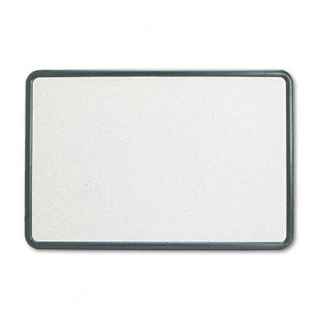 Contour Granite-Finish Tack Board 36 x 24 Black Frame