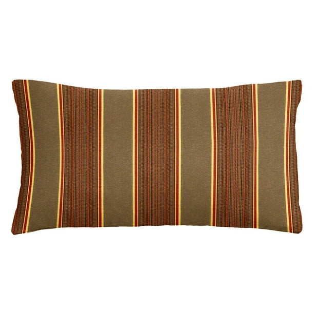 Cushion Source 20 x 12 in. Striped Sunbrella Indoor / Outdoor Lumbar