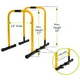thumbnail image 5 of Prosource Fit Adjustable Home Parallel Dip Stand Bar Station Exercise Equipment, 5 of 5