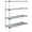 Marine, variant on Quantum Storage Systems Shelving Unit, Solid in Carbon Steel Material, Galvanized Color