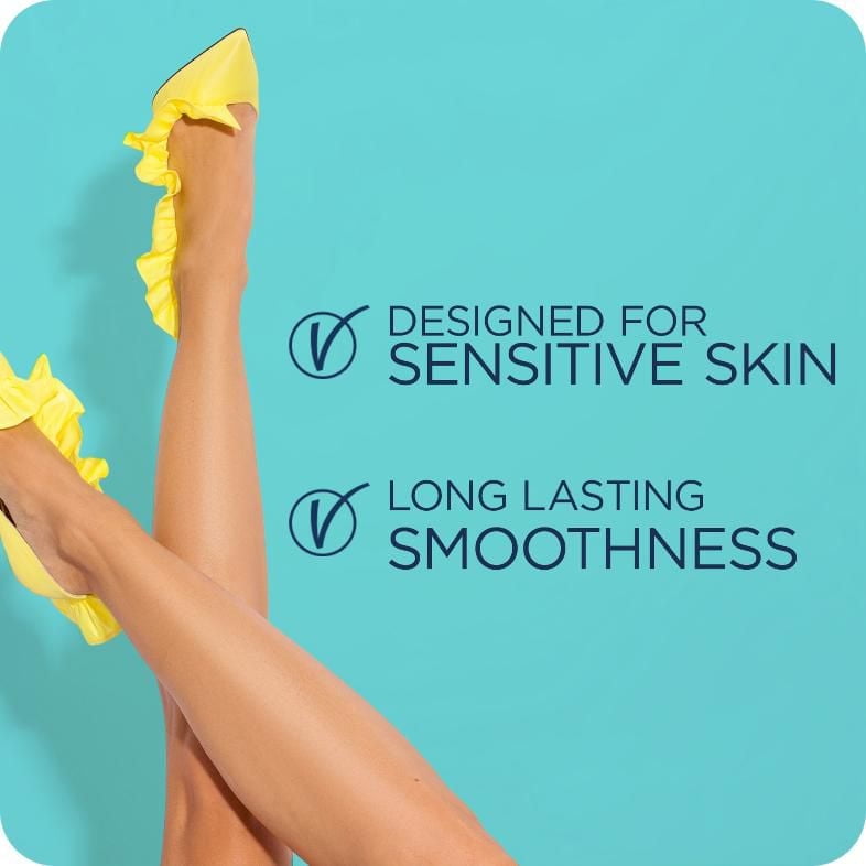 VEET® Professional™ Wax Strips, For Legs & Body, Sensitive Skin, With Almond Oil, 20 ct, 20 ct + 2 wipes