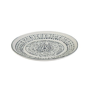 Evergreen Ceramic Lunch Dinner Plate, Inkwell Collection