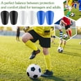 thumbnail image 5 of Lsupdaol 3 Pairs Mini Soccer Shin Guards Extra Miniature Shin Pads 3.74 x 2.36 Inches Small Football Guards for Youth Adults Men Women Players Protective Sports Equipment, 5 of 7