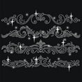 thumbnail image 2 of Flower Rhinestone Iron on Hotfix Heat Transfer Decal Bling Rhinestone Decals Rhinestone Heat Transfer Patch Clothing Repair Applique, 2 of 8
