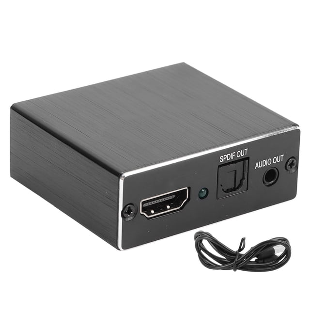 Conmutador de interfaz multimedia HD, Divisor de interfaz multimedia HD Convertidor de extractor de señal Interfaz multimedia HD Extractor de sonido Diseño de última generación