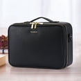 thumbnail image 5 of Travel Makeup Train Case Makeup Cosmetic Case Organizer Portable Artist Storage, 5 of 5
