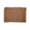 thumbnail image 1 of Estera de cama de erizo, conejillo de indias, cojín de felpa Rectangular, casa para mascotas hámster, nido, marrón claro, 1 of 5