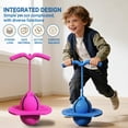thumbnail image 3 of Balance Jumping Ball, 110lbs Capacity Indoor Outdoor Active Play Toy, Anti-Slip Deck&Air Pump For Balance And Coordination, 3 of 7