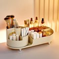 thumbnail image 4 of Minnieouse Organizador de maquillaje de escritorio Caja de cepillos de 360 ​​​​grados Clasificación Paleta de sombras de ojos de gran Bolsas de maquillaje, 4 of 6